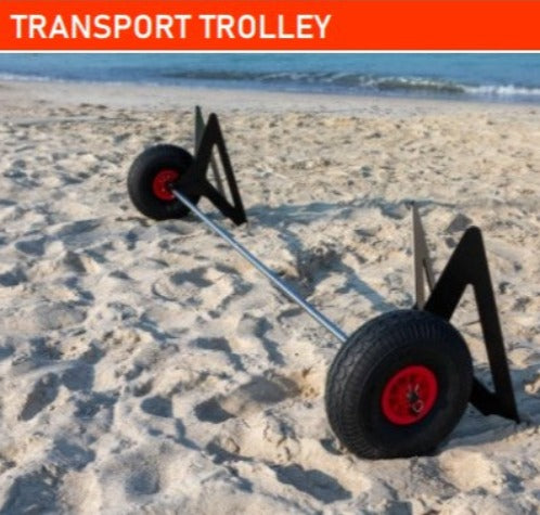MiniCat 420 Transport Trolley on the Beach
