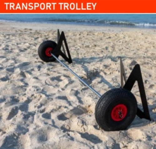 MiniCat 460 Transport Trolley on the beach